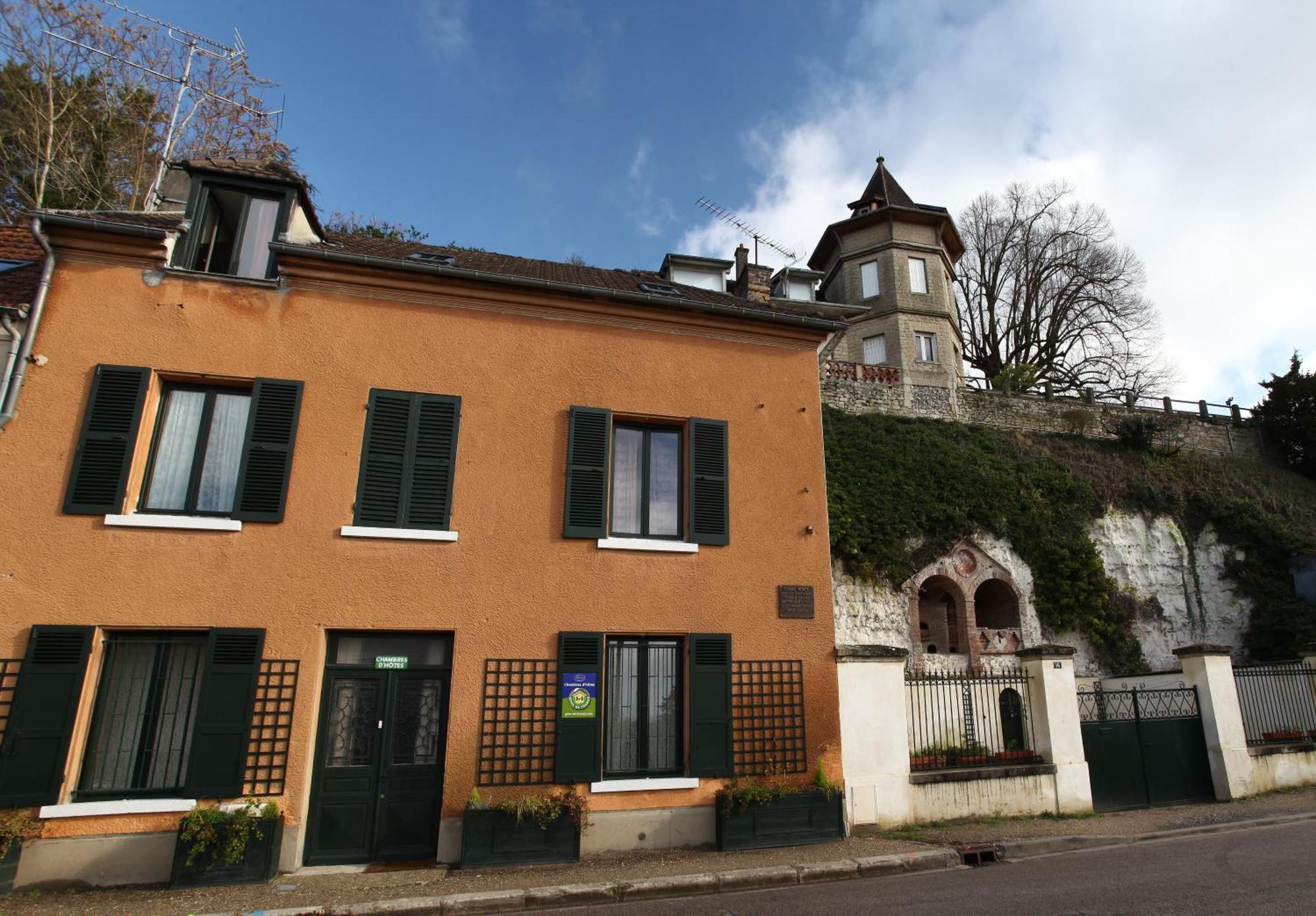 Maison Ou Claude Monet Vecut A Vetheuil Bed & Breakfast Eksteriør bilde